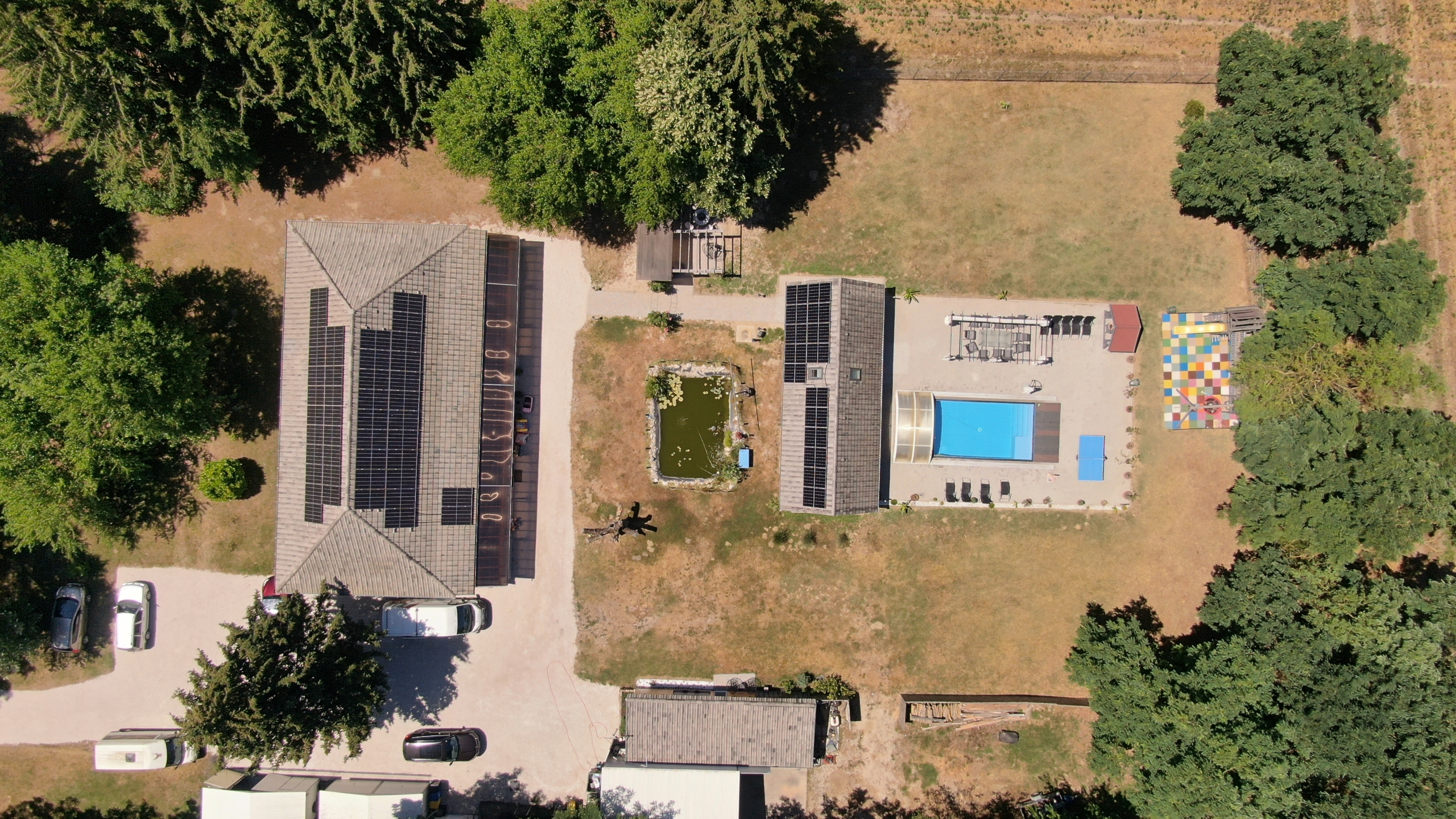 default 2 Häuser mit 3 Wohnungen 240m² + Pool +Wellnesoase in Ungarn 🌶️ Südballaton nähe Marcali 🌶️
